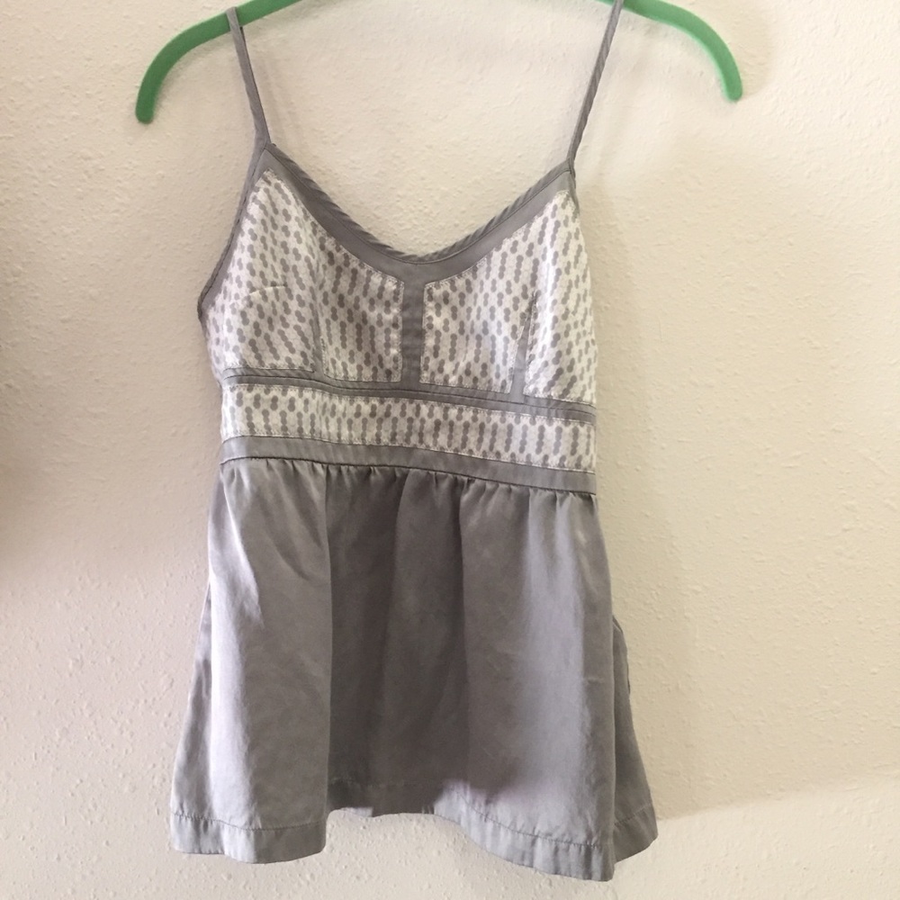 Proenza Schouler printed silk babydoll cami